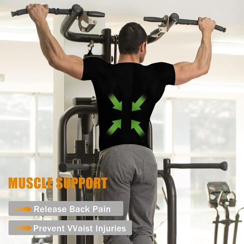 Sauna Shirt for Men Weight Loss Compression Sweat Suit T-shirt Heat Trapping Workout Body Shaper Mens Shapewear in Saudi Arabia