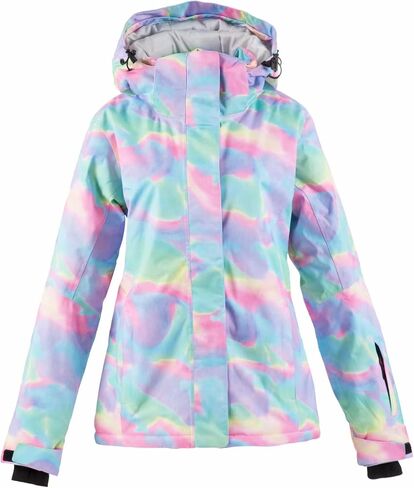 Women's Ski Jackets and Pants Set Waterproof Snowboard Snowsuit Colorful Winter Warm Snow Coat Suit Windproof in Saudi Arabia