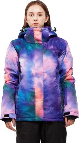 Women's Ski Jackets and Pants Set Waterproof Snowboard Snowsuit Colorful Winter Warm Snow Coat Suit Windproof in Saudi Arabia