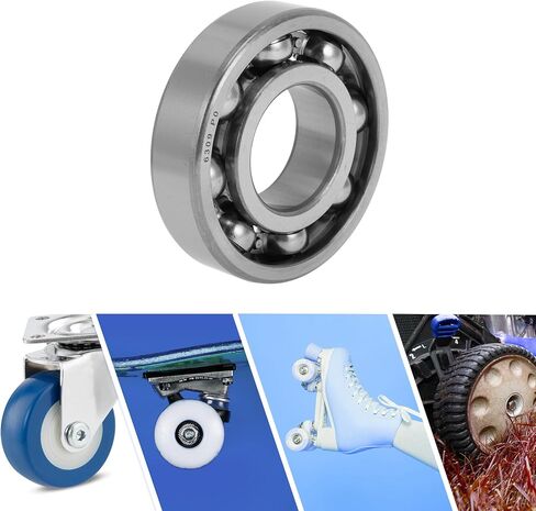 ACROPIX 6309 Deep Groove Ball Bearings P0 45x100x25mm Lubricated Bearings Open Type Silver Tone Scooter Skateboard Wheel in Saudi Arabia