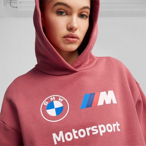 PUMA Women's Standard BMW MMS ESS Hoodie Fleece, Stone Gray, X-Large in Saudi Arabia