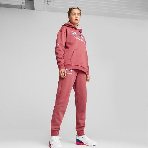 PUMA Women's Standard BMW MMS ESS Hoodie Fleece, Stone Gray, X-Large in Saudi Arabia
