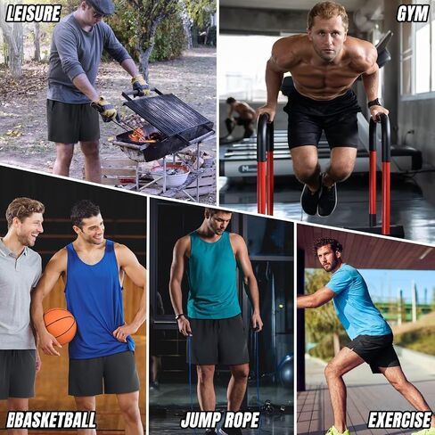 3 Pack Men's Athletic Running Shorts 5 Inch Gym Workout Shorts Quick Dry Active Sports Shorts with Zip Pockets(Black,Navy,Army Green,M) in Saudi Arabia