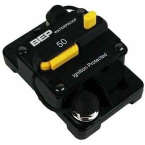 Marinco 185050F-01-1 50 AMP Flush Mount Circuit Breaker