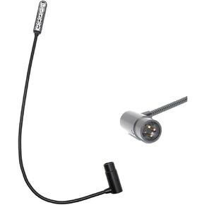 XLR 3Pin DJ Mixer LED gooseneck Light for Stage,22 inch DJ Mixer gooseneck lamp for Yamaha,Strong and Flexible gooseneck,Right Angle Plug (XLR 3PIN Right Angle Lamp)