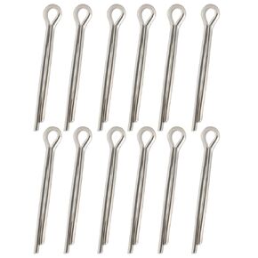 12 Pcs Marine Propeller Cotter Pins Compatible with Suzuki Yamaha Johnson/ Evinrude Replace #: 09204-03001 91401-40025-00 5030087
