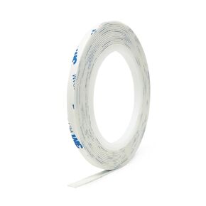 White 3M Double Sided Mounting Foam Tape, Waterproof 1600T Heavy Duty Adhesive, 0.25 inch x 15 feet