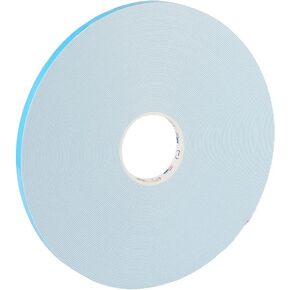 Double Sided Foam Tape PE, Glazing Tape - Size 3/8 x 1/8 x 82 feet (25 m), White