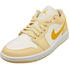 Nike Air Jordan 1 Low Women's Shoes (DC0774-170, Sail/Pale Vanilla/White/Yellow Ochre) Size 10
