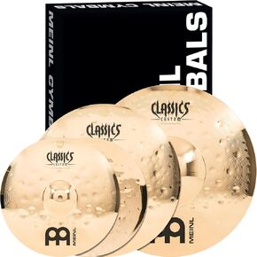 Meinl Cymbals CC-EM480 Classics Custom Extreme Metal Cymbal Box Set Pack with 14" Hi Hat, 18" Crash, 20" Ride (VIDEO)