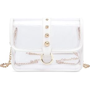 معتمدة ملعب Clear Bag Stadium ، حقيبة Clear Crossbody Clear Clear Crossbody للحدث الرياضي