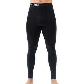 Long Johns Men's - Thermal Underwear Bottom for Men, Fleece Lined Base Layer Pants Cold Weather Activities