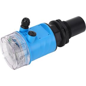 Ultrasonic Water Level Sensor, Digital Water Liquid Depth Level Meter with LED Display & 4‑20mA Analog Output, Ultrasonic Level Sensor, Water Level Sensor Transmitter (0-5M)