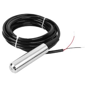 Liquid Level Sensor, 4-20mA Signal Output Liquid Level Transmitter Water Level Sensor Detector Tank Water Level Indicator(0-3m)