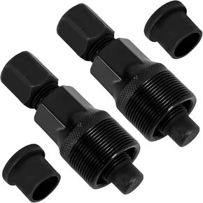 2 Sets Bicycle Crank Puller, Crank Arm Puller Bike Crankset Crank Removal Tool Crank Remover for Bicycle Repair & Maintenance (Black)