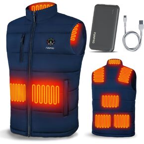 Heated Vest Women Men, Lightweight Heated Jacket, Lights-out Design, Windproof Electric Heating Vest Men Women