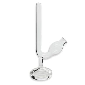 Eisco Labs - Large Fermentation Tube with Foot - Borosilicate Glass, Stable Base, Ideal for Microbiology, Biochemistry, and Laboratory Use