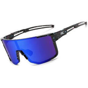 FEISEDY Cycling Glasses Sports Sunglasses for Men Women, Lightweight TR90 Frame UV400 MTB Running Fishing Baseball B0224