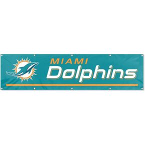Party Animal Miami Dolphins Giant 8' Team Banner