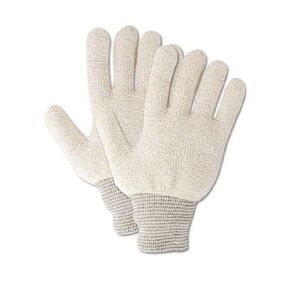 MAGID TerryMaster PT944R Cotton/Polyester Glove, Band Top Cuff, 10" Length, Men's (12 Pair)