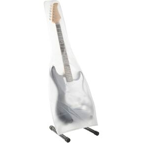 Guitar Dust Cover, Clear Guitar Shell Case Guitar Dust Cover Durable Washable Dust Protector Guitar Bag Fits Acoustic Guitar Cover (Frosted Electric Guitar Cover)