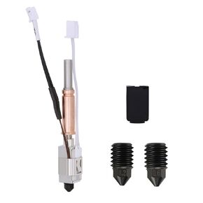 Upgrade Hotend Kit for Kobra 3, 24V 60W Ceramic Heater Print Head Hot End Kit with 0.2/0.4/0.6mm Hardened Steel Nozzle for Kobra 3, Kobra 3 Combo
