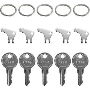 E114 50504 Paper Towel Dispenser Keys Set,Paper Towel and Toilet Paper Dispenser Key Set, Replacement Key for GP Towel Dispensers,Paper Towel, Toilet Tissue & Soap Dispensers