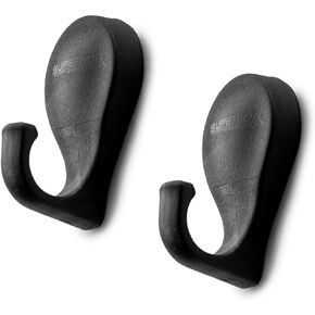 SUPERIOR ESSENTIALS Magnetic Hooks Heavy-Duty 35 lbs - Cruise Ship Essentials for Hanging - Strong Neodymium Magnet Hooks for Cruise Cabins, Refrigerator, Kitchen, Office, and Classroom (Set of 2)