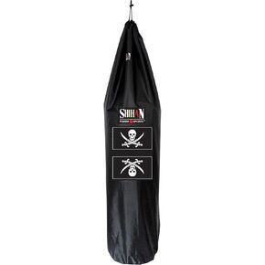 Pirates Boxing Bag Cover Waterproof 5-6ft x 24inch Diameter Large Bag Punch Bag Outdoor Protection for Your Boxing Bag Ideal for freestanding Strike Bags, BLACK