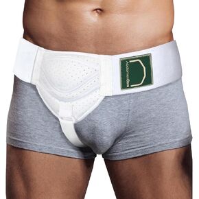 Inguinal Hernia Support Belt for Men & Women with 2 Compression Pads | Hernia Belt for Men Inguinal | for Left or Right Side Inguinal Hernias | Hernia Belts for Men Truss Support | S/M