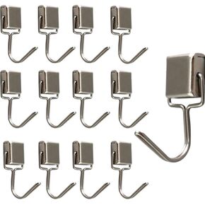 12PCS Mini Magnetic Hooks, 14lbs Strong Magnetic Belt Hooks, Suitable for Hanging, Cruise Ships, refrigerators, Grills, Storage cabinets