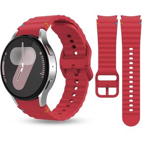 No Gap Band Compatible with Samsung Galaxy Watch 7/6/5/4/FE, Watch 5 Pro, Galaxy Watch 6 4 Classic, Soft Silicone Smartwatch Replacement Strap for Men and Women