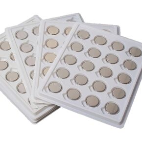 100 قطعة بطاريات CR2032 3 فولت بطارية ليثيوم أيون CR2032 3 فولت خلية زر عملة لشموع ضوء الشاي LED، ألعاب السيارات، مفاتيح السيارة الذكية