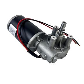 DC12V 60W 60RPM 8N.M Reversible Worm Gear Motor High Torque Speed Reducing Electric Gearbox Motor Right Hand JCF63R
