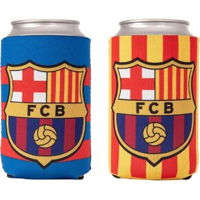 Desert Cactus FC Barcelona Barça Can Insulator Beverage Cooler Football Futbol Soccer Foam Beverage Holder (Design A)(4)