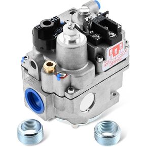 Gas Fryer Repair Parts 700 Series Millivolt Gas Valve Parts Replacement for Robertshaw 700-506 Thermostat Gas Valve, Combination Furnace Gas Valve Repair Parts