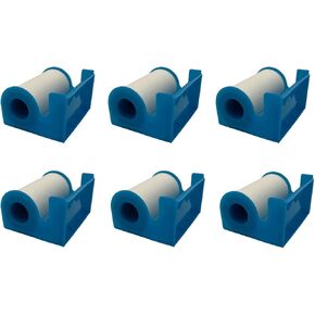 Microporous Medical Paper Tape, Hypoallergenic Breathable Adhesive Tape with Dispenser 3 Inch x 10 Yards (Pack of 6)