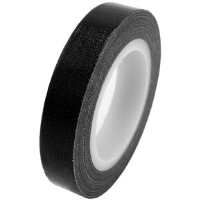 1Roll Heat Resistant Tape, High Temperature Heat Transfer Tape, PTFE Tape,Film Adhesive Tape, 10mm / 3/8" Width, 10m / 33ft Length, Black 0.4" / 1cm Width