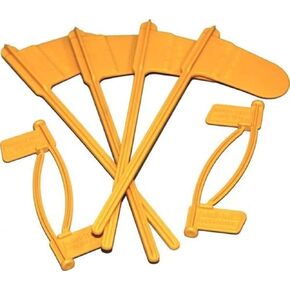 MTM CFP Pistol & Rifle Chamber Indicator Flags, USA Made, Yellow