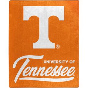 Northwest NCAA Tennessee Volunteers Unisex-Adult Raschel Throw Blanket, 50" x 60", Signature