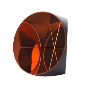17.8mm Corner PrismCopper Coated Plated Trihedral Retroreflector Optical Glass, Exquisite Polishing, for Surveying Professionals