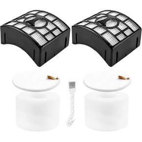 Improvedhand NV770 Filter Replacement Compatible with Shar-k Duo Clean Lift-away Upright Vacuum UV700 N,NV771,NV600,NV601,NV611,ZU701 Replaces # XFF600,XHF600,2 High Efficiency 2 Foam & Felt Filters