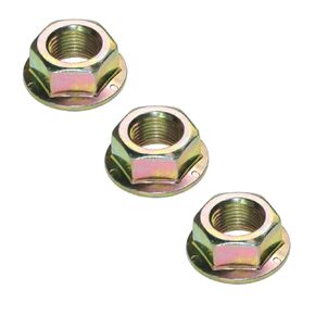 صواميل شفرة المغزل من Hex ذات الحواف ، 5/8 "-18 Thread.replaces 712-0417 ، RZT50 ، 753-05549 ، 912-0417A لـ Cub Cadet ، MTD ، White ، Toro ، Troy Bilt Garden.