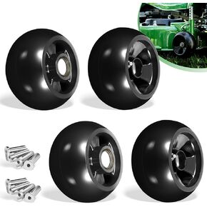 AM125172 Gauge Wheel Kit fit for John Deere 48" 54" 60" 72" Deck Tractor Mower Deck Wheel Kit 4PACK Replace for AM124706 210-300