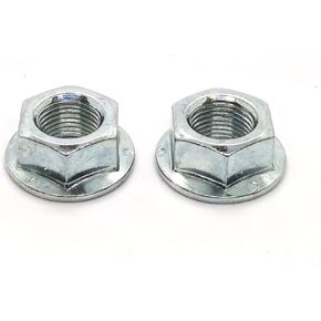 2pcs 712-0417 5/8-18 New Flange Spindle Blade Pulley Nut for MTD Cub Cadet MTD Toro 712-0417A, 912-0417A