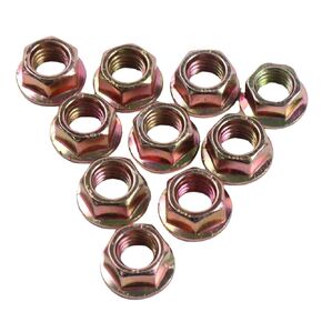 10PCS M142955 Lock Nuts Set Compatible with JD 2025, 4210, GT322, GX255, LA150, LX280, S240, X115R, X300, XUV825, Z225