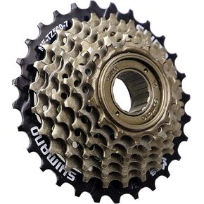 MEGHNA Bike Freewheel 6-Speed TY MF-TZ500 Screw On Multiple Freewheel for Mountain Bike Hybrid Bike Road Bike Folding Bike Kids Bike, 14-28 Tooth