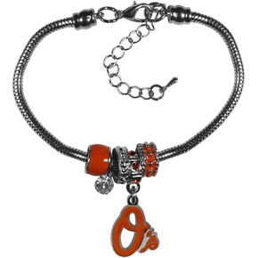 Siskiyou MLB womens Bracelet Euro Bead Style