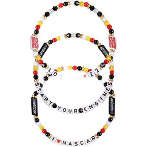 FOCO NASCAR Joey Logano Womens 3 Pack Friendship Bracelet