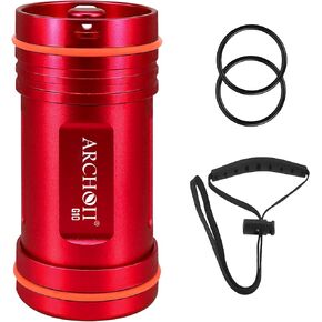ARCHON Aluminum Alloy Waterproof Car Key Holder FOB Case, Keychain Dry Storage Box for Swimming,Diving Essential, Small Bag Kit for Boating